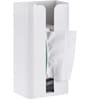 White Carbon Steel Wall Mounted Tissue Box Dispenser