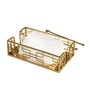 Gold Tissue Box Tray