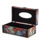 Tissue Box World Map Vintage Decor