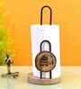 Artic Brown Mango Wood Tissue Holder