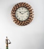 Tisya Brown MDF Wall Clock