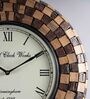 Tisya Brown MDF Wall Clock