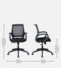 Titan Breathable Mesh Ergonomic Chair In Black Colour