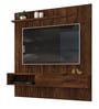 Tito Wall Mounted TV unit in Rustic Malbec Finish