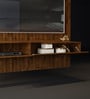 Tito Wall Mounted TV unit in Rustic Malbec Finish