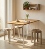 Tivo Khaki Colour Modern Multi-Purpose End Table (Set of 3)