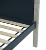 Tivoli Italian Kids Bunk Bed In Dark Grey & Blue Finish