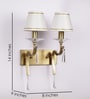White Brass Wall Sconces