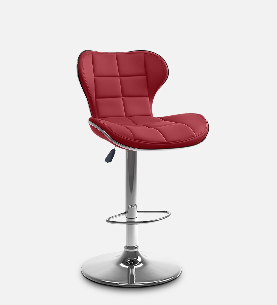 Buy Tokyo Revolving Bar Stool in Maroon By Chairwale Online Contemporary Bar Stools Bar