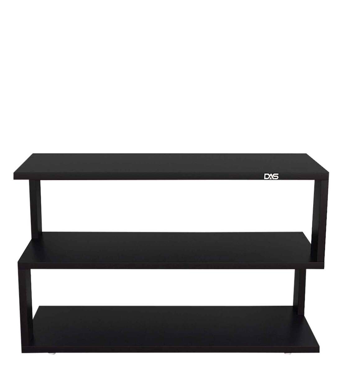 Buy Tomas Open Shoe Rack in Black Finish Online Open Shoe Racks