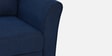 Tochi Fabric 2 Seater Sofa In Blue Colour