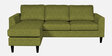 Tokyo Fabric RHS Sectional Sofa in Green Texture Colour