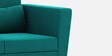 Tokyo Fabric 2 Seater Sofa in Sea Green Colour
