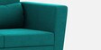 Tokyo Fabric 3 Seater Sofa in Sea Green Colour