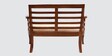 Toledo Solid Wood 2 Seater Sofa in Teak Finish