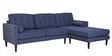 Tomas 3 Seater LHS Sectional Sofa in Navy Blue Colour