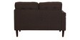 Tomas Fabric LHS Sectional Sofa In Chestnut Brown Colour