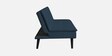 Toner Fabric Convertible Sofa Cum Bed In Light Blue Colour