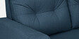 Topaz Fabric 2 Seater Sofa In Azure Blue Colour