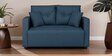 Topaz Fabric 2 Seater Sofa In Azure Blue Colour
