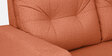 Topaz Fabric 2 Seater Sofa In Terracotta Colour