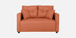 Topaz Fabric 2 Seater Sofa In Terracotta Colour