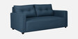 Topaz Fabric 3 Seater Sofa In Azure Blue Colour