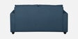 Topaz Fabric 3 Seater Sofa In Azure Blue Colour