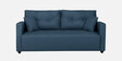 Topaz Fabric 3 Seater Sofa In Azure Blue Colour