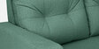 Topaz Fabric 3 Seater Sofa In Imperial Green Colour