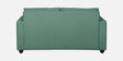 Topaz Fabric 3 Seater Sofa In Imperial Green Colour