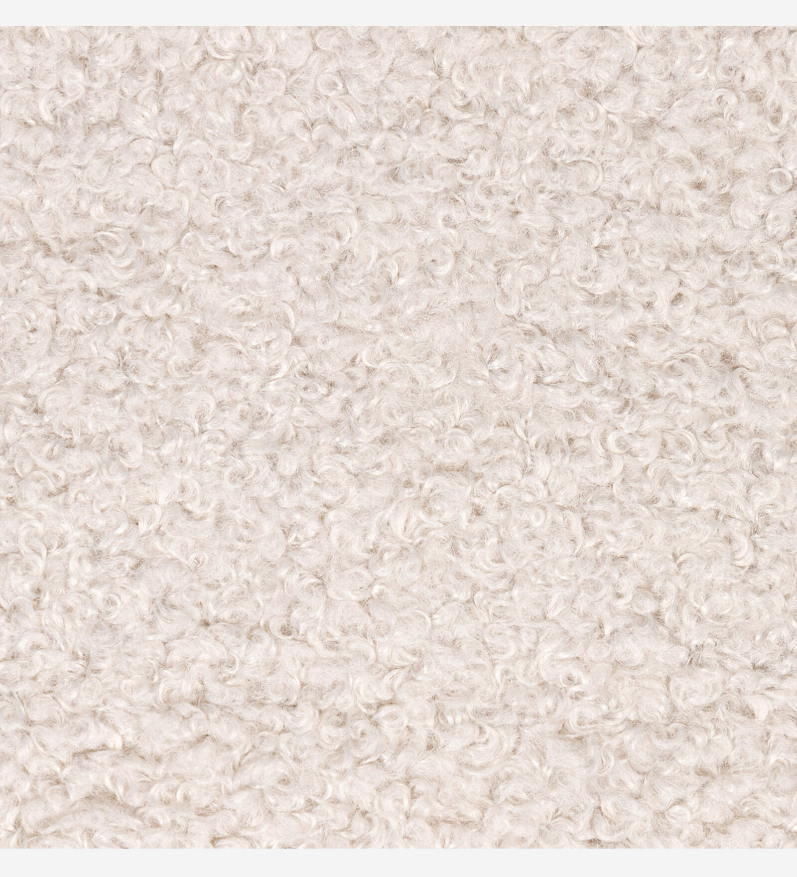 Tochi Boucle Fabric 1 Seater Sofa In Grey- Boucle