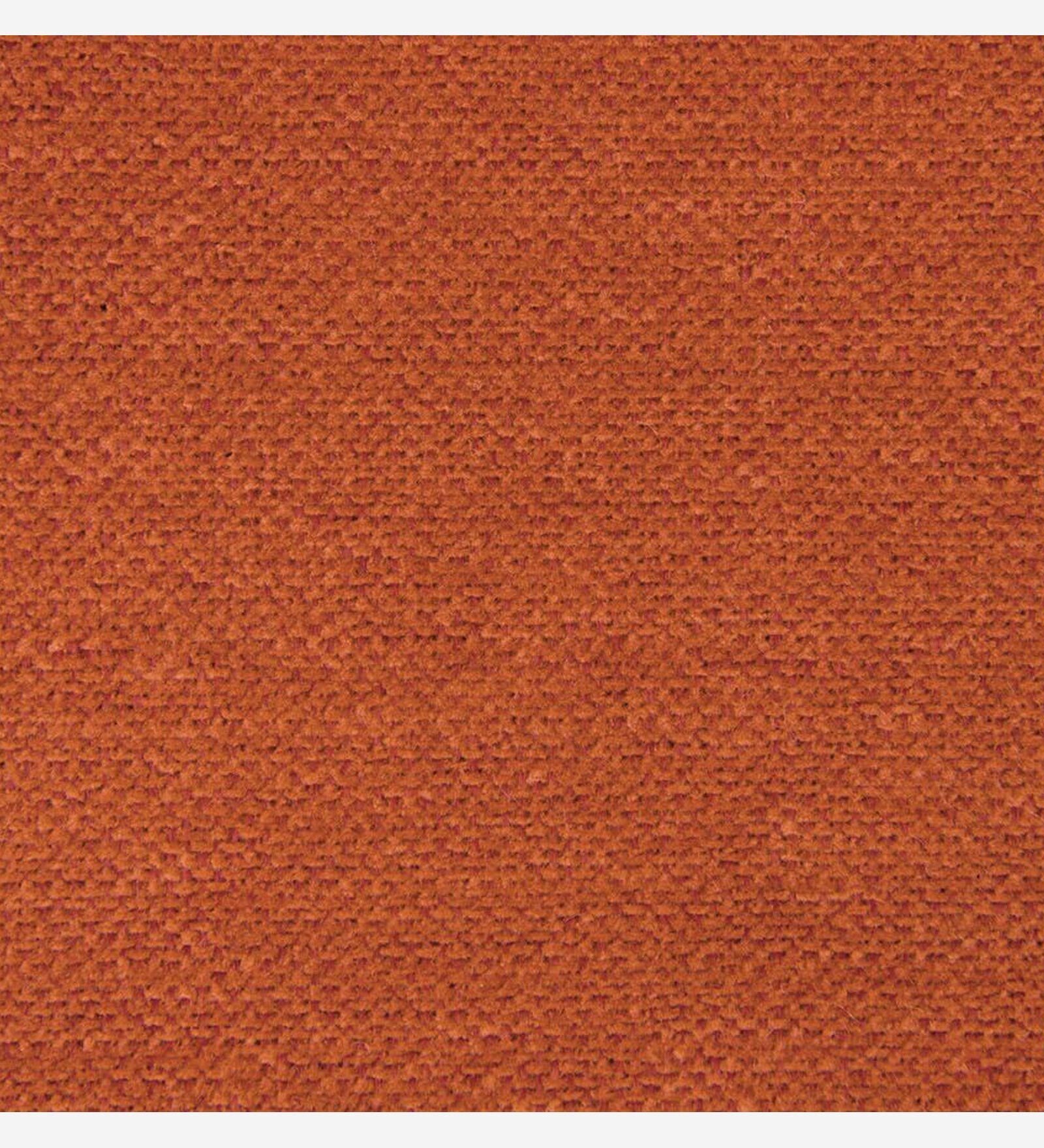 Tochi Chenille Fabric 1 Seater Sofa In Orange-Chenille