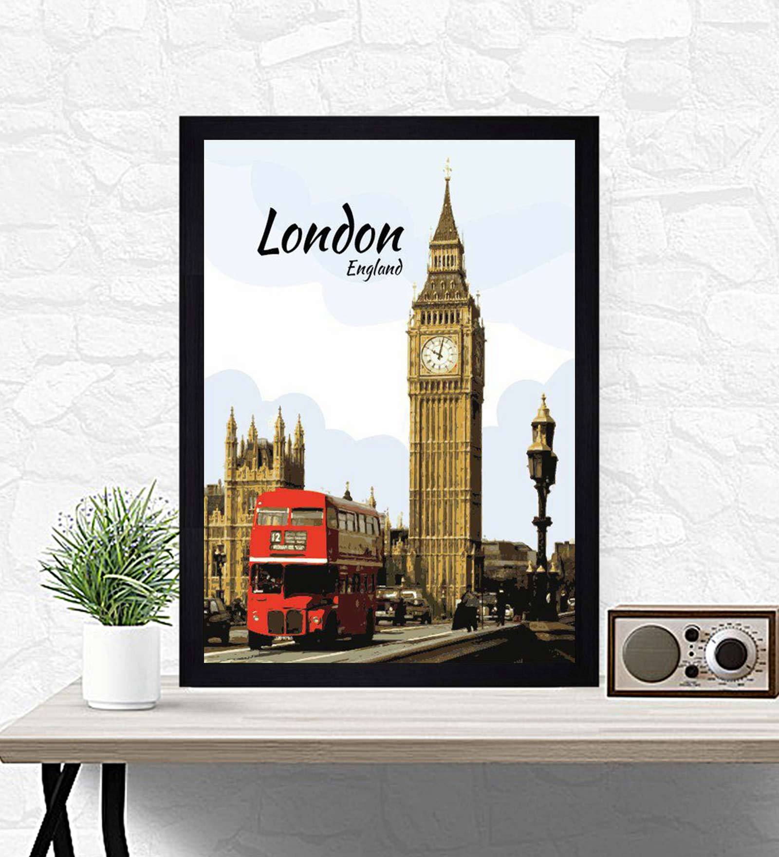 Toronto Canada Framed Canvas Art Print