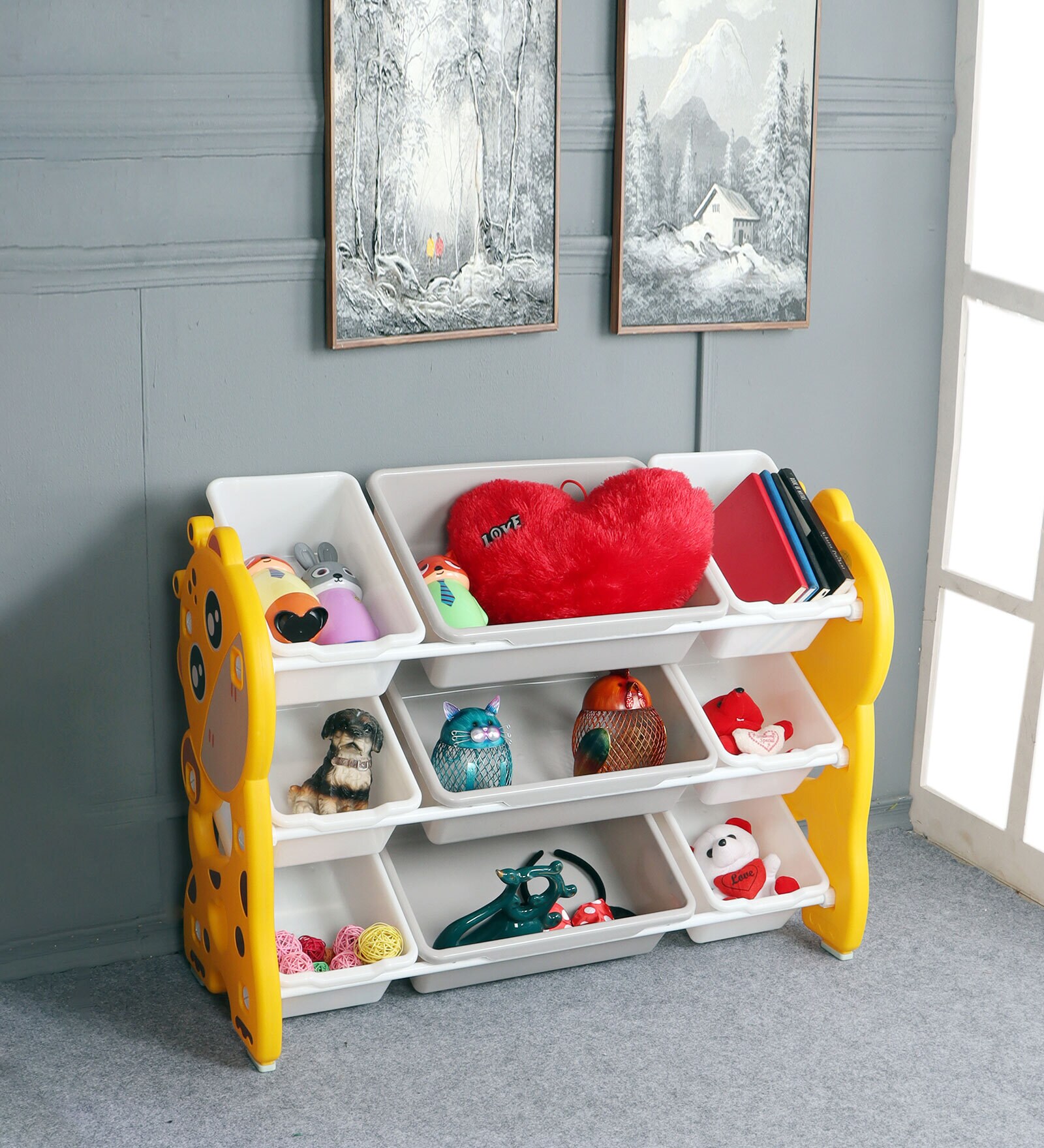Buy Lilly Pilly Berries Plastic Toy Organizer in Yellow Colour at 20 OFF by The Tickle Toe