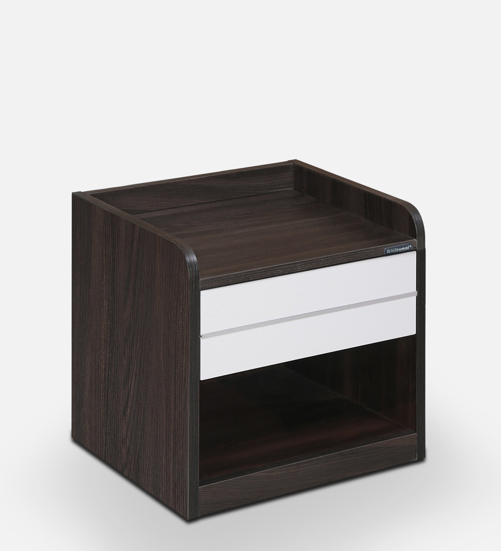 Toya Night Stand in Oak & Walnut Finish Toya Night Stand in Oak & Walnut Finish