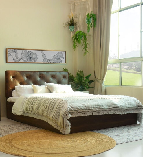 Buy Upholstered Queen Size Bed Online with Upto 60 Off Pepperfry