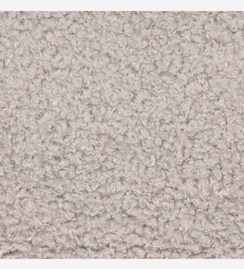 Tochi Boucle Fabric 1 Seater Sofa In Dark Grey- Boucle