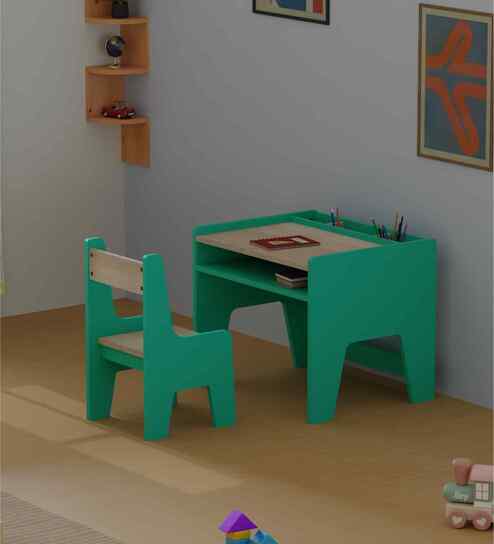 Topolino Toddler Activity Table & Chair in Teal Colour