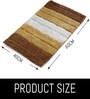 Tobacco Microfiber 16x24 Inches Lightweight Bath Mat Set Of 2