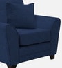 Tochi Fabric 1 Seater Sofa In Blue Colour