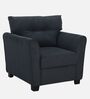 Tochi Fabric 1 Seater Sofa In Grey Colour