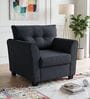 Tochi Fabric 1 Seater Sofa In Grey Colour