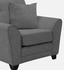 Tochi Fabric 1 Seater Sofa In Grey Colour