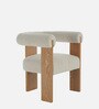Toervyn Sculpt Lounge Chair In Ivory Colour