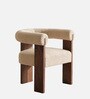 Toervyn Sculpt Lounge Chair In White Colour