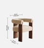 Toervyn Sculpt Lounge Chair In White Colour