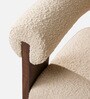 Toervyn Sculpt Lounge Chair In White Colour