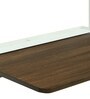 Tokyo Eco Foldable Wall Mounted Study table in White & Dark Oak Finish