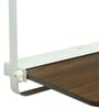 Tokyo Eco Foldable Wall Mounted Study table in White & Dark Oak Finish